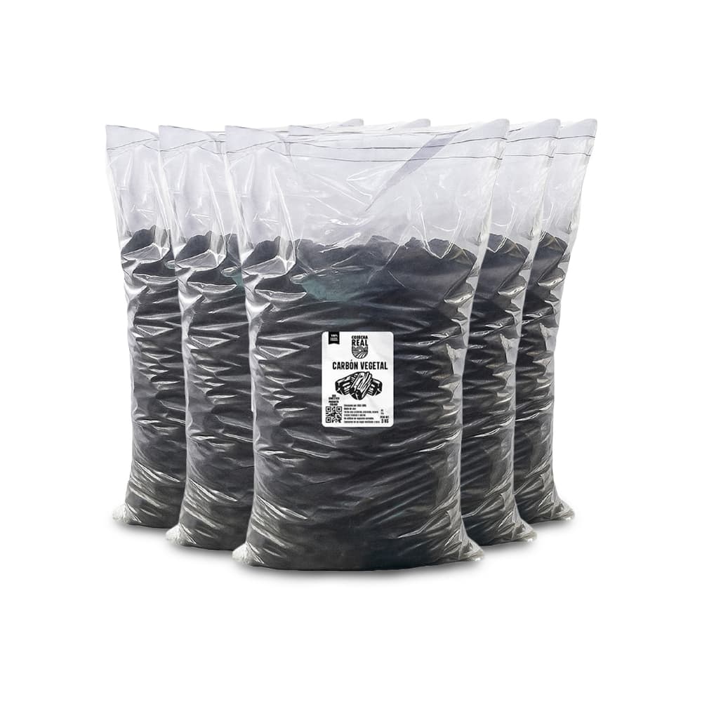Carbón vegetal Cosecha Real (5 x 3 kg / 6.6 lb) - Miniatura 1