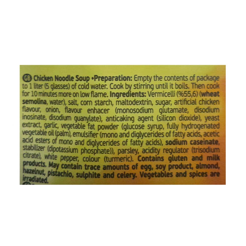 Sopa de fideos de pollo Kent Boringer (66 g / 2.32 oz) - Miniatura 3