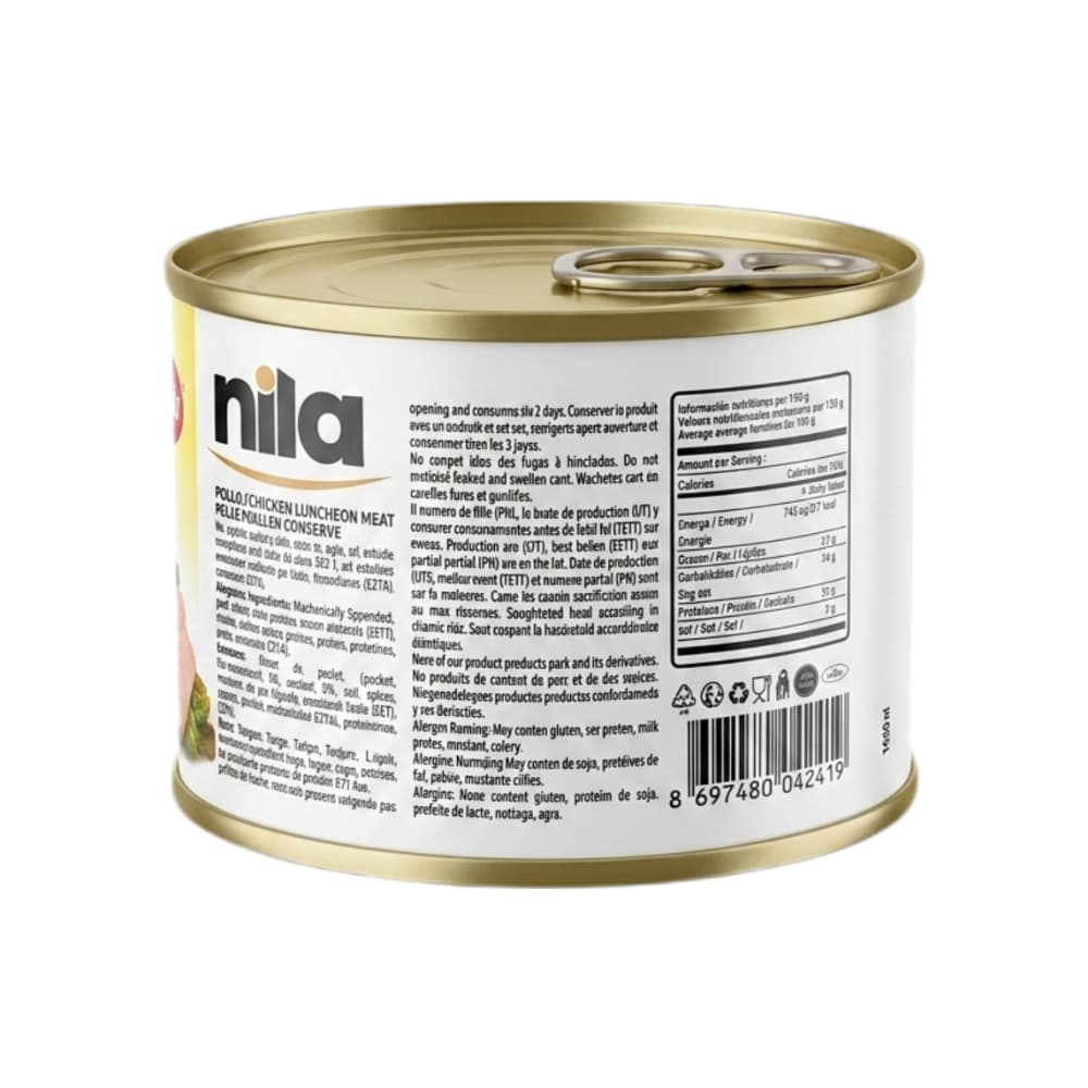 Carne de pollo en conserva Nila (200 g / 7.05 oz) - Miniatura 2