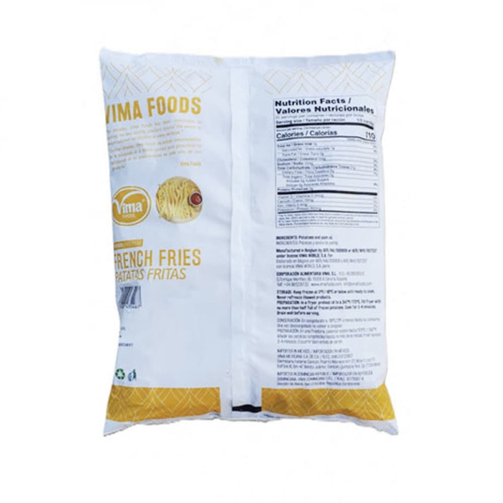 Papas prefritas Vima Foods (1 kg / 2.2 lb) - Miniatura 2