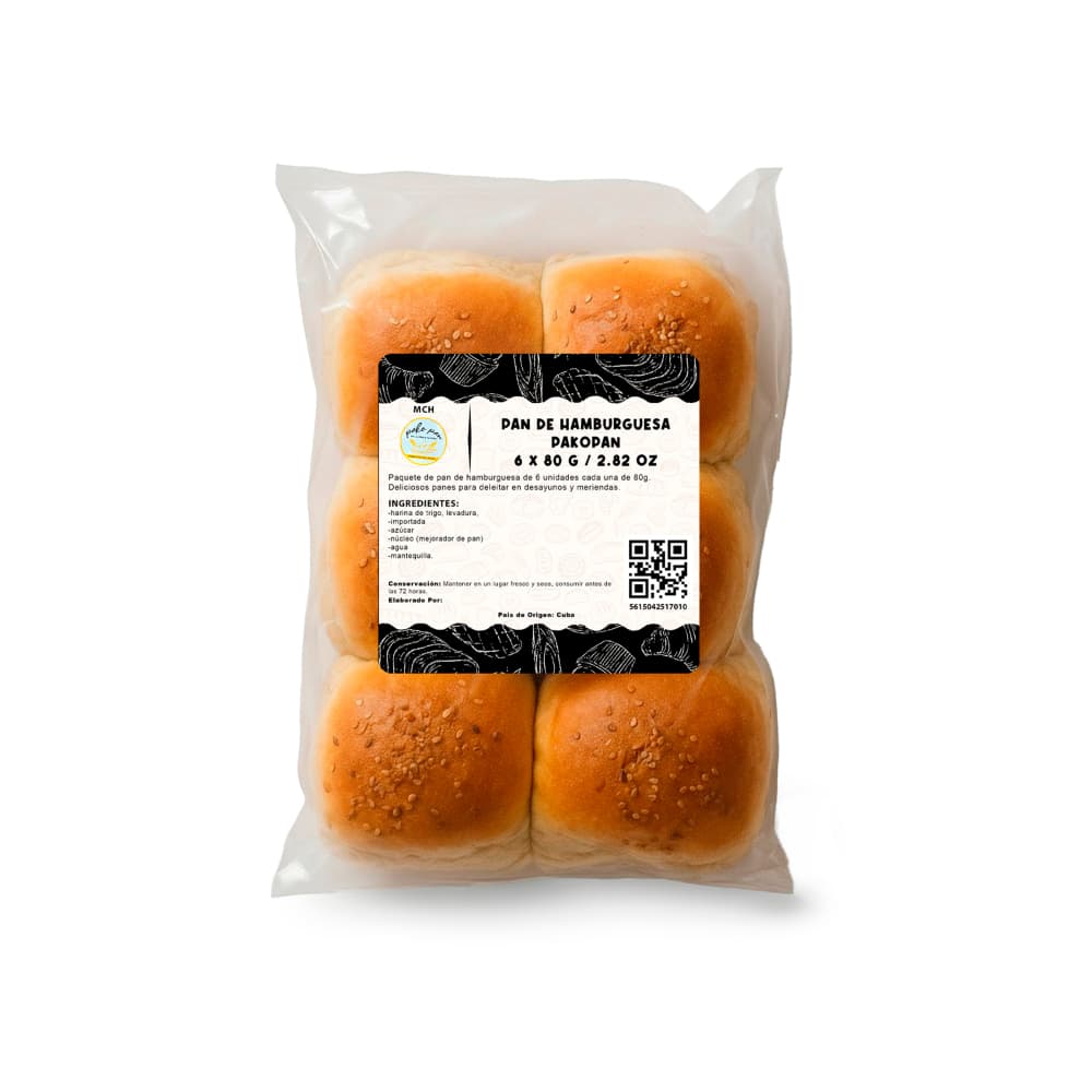 PakoPan No.4: Pan suave boom + Pan de hamburguesa + Galletas ajo - Miniatura 3