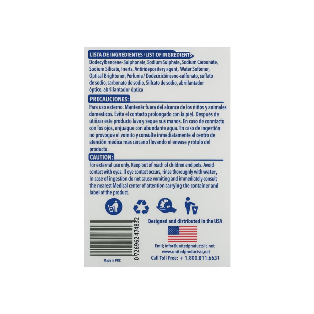 Detergente en polvo para ropa Cleamax (250 g / 8.5 oz) - Miniatura 3