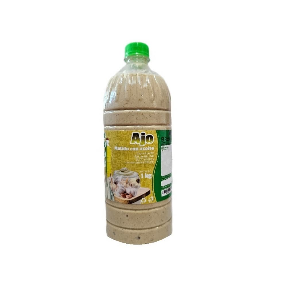 Ajo molido con aceite El Roble (1 kg / 2.2 lb) - Miniatura 3