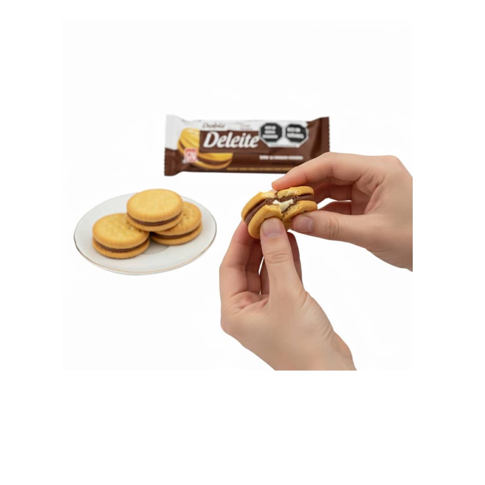 Galletas sabor vainilla con cremas sabor chocolate y vainilla Doble Deleite GN (42 g / 1.48 oz) - Miniatura 5