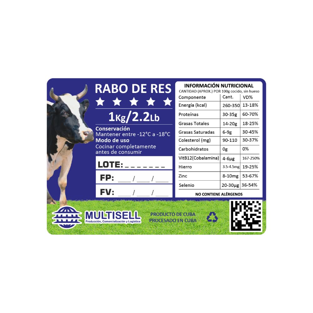 Rabo de res Multisell (1 kg / 2.2 lb) - Miniatura 4