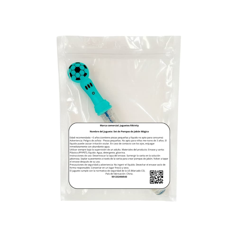 Set de pompas de jabón mágico Juguetes Rikivity - Miniatura 2