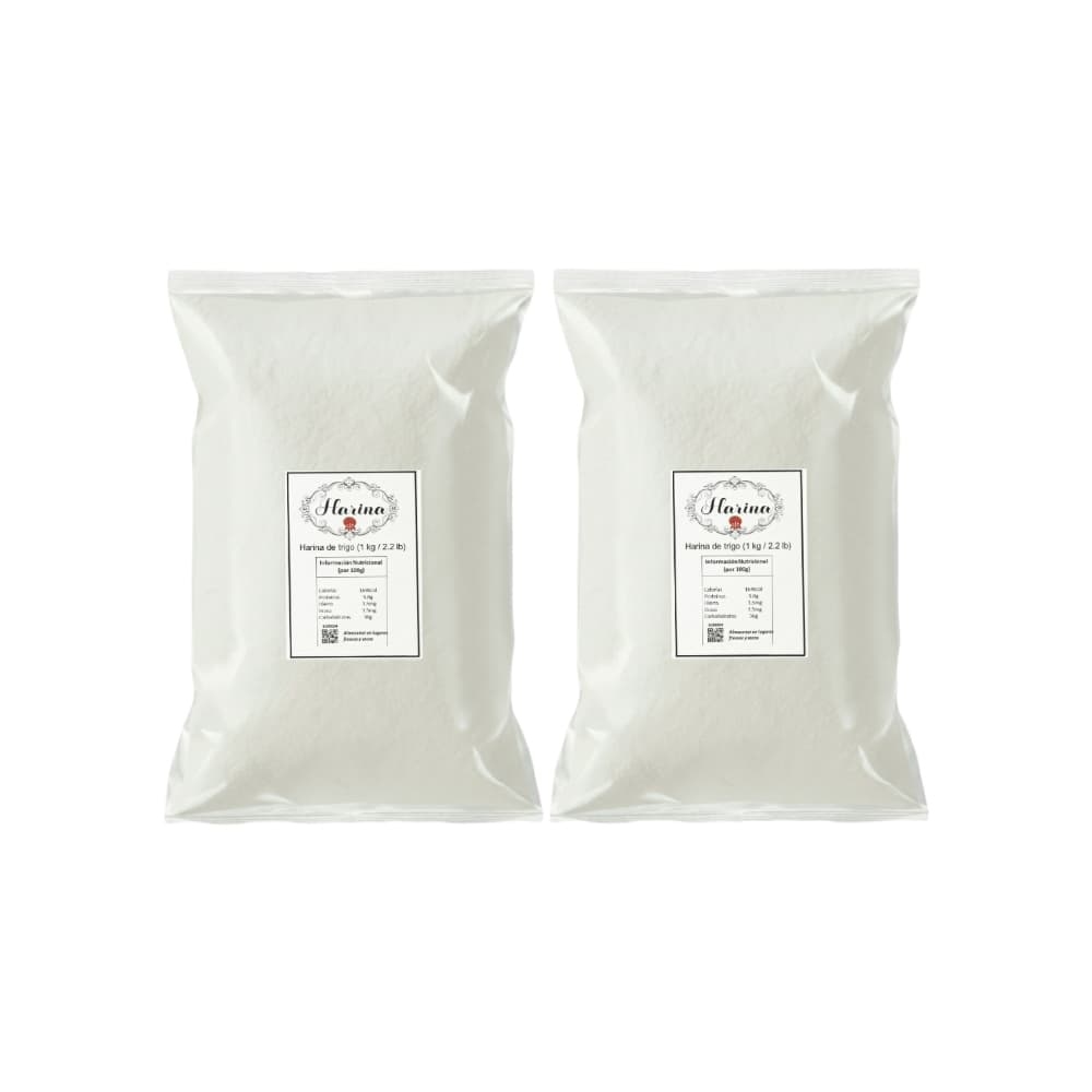Harina de trigo Pida (2 x 1 kg / 2.2 lb) - Imagen 1