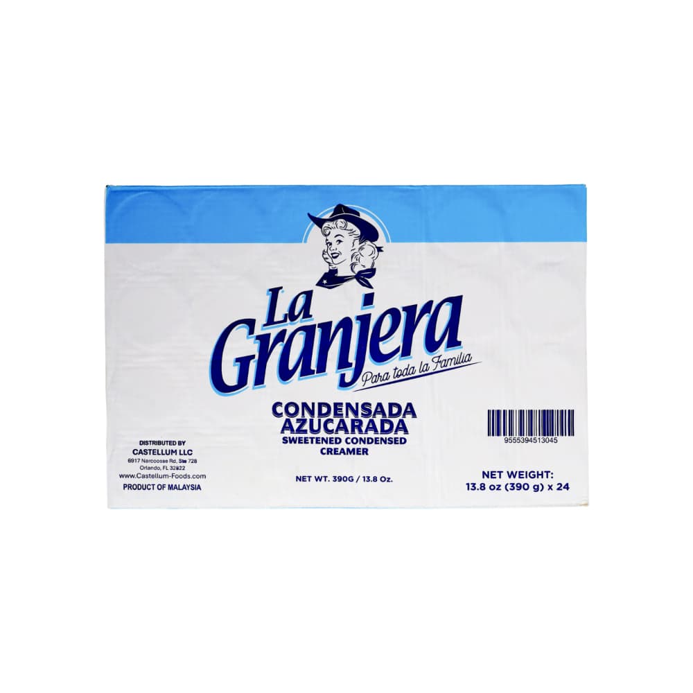 Caja de leche condensada azucarada La Granjera (24 x 390 g / 13.8 oz) - Miniatura 2