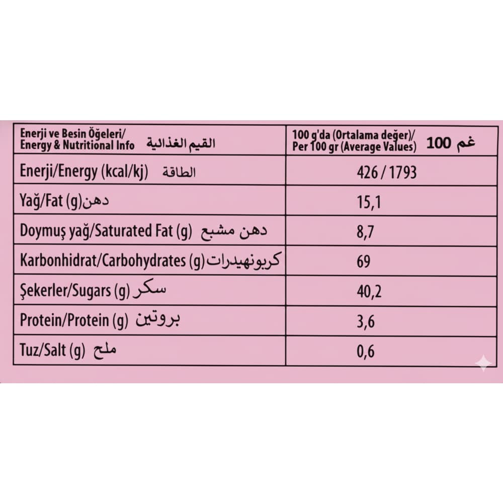 Pastelito enrollado con relleno de fresa Swis ANI (50 g / 1.76 oz) - Miniatura 3