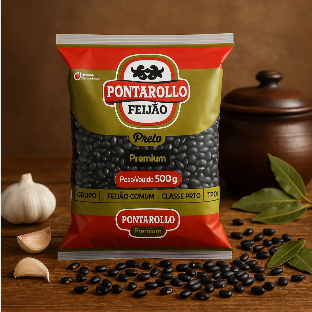 Frijol negro premium Pontarollo (500 g / 1.1 lb) - Miniatura 3