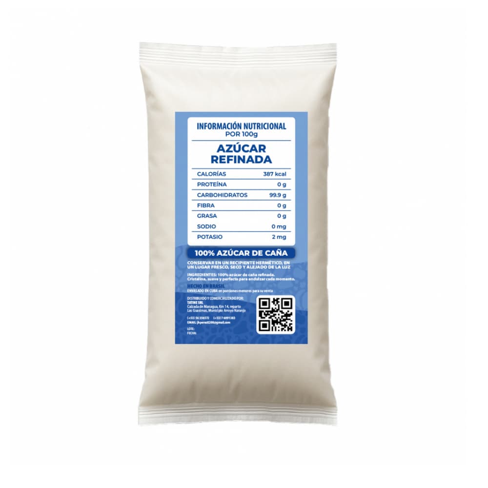 Azúcar blanca refinada Campo Vivo (4 x 1 kg / 2.2 lb) - Miniatura 3