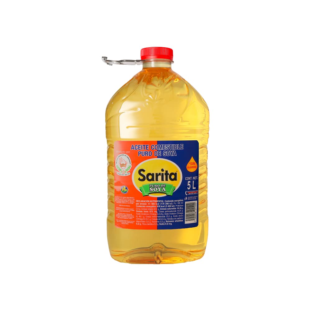 Aceite puro de soya Sarita (5 L) - Imagen 1