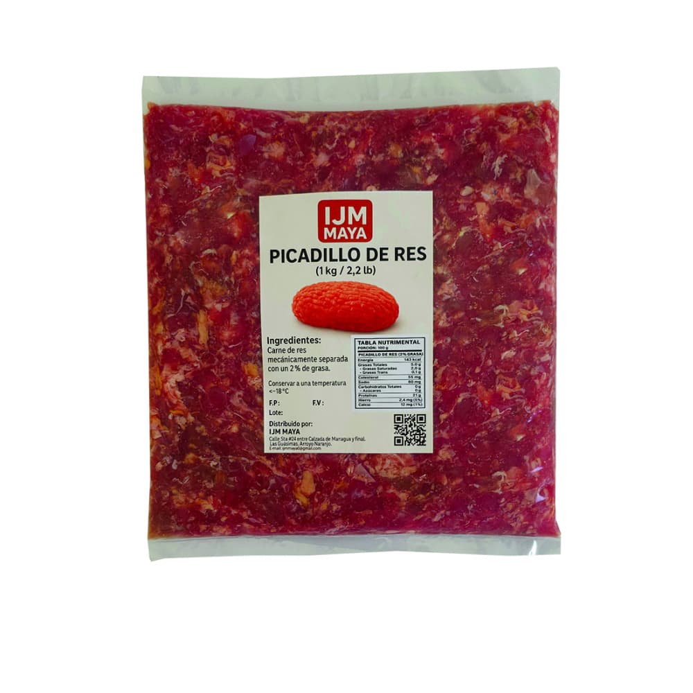Picadillo de res IJM Maya (1 kg / 2.2 lb) - Miniatura 2