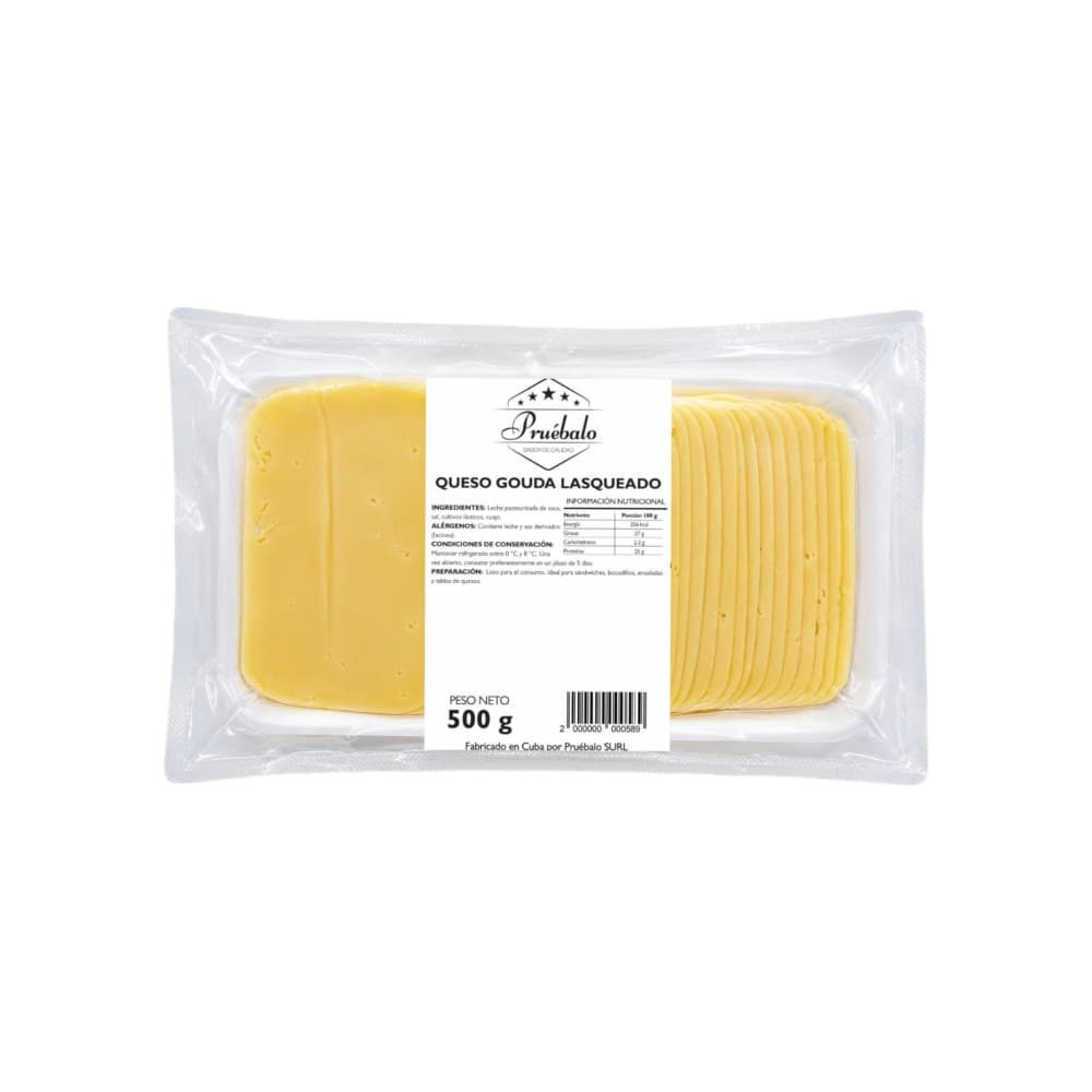 Queso gouda lasqueado Pruébalo (500 g / 1.10 lb) - Miniatura 2