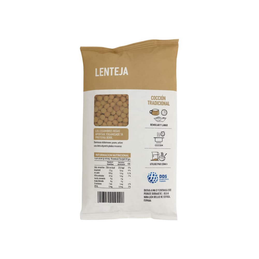 Lentejas DDS Desdelsur (500 g / 1.10 lb) - Miniatura 2
