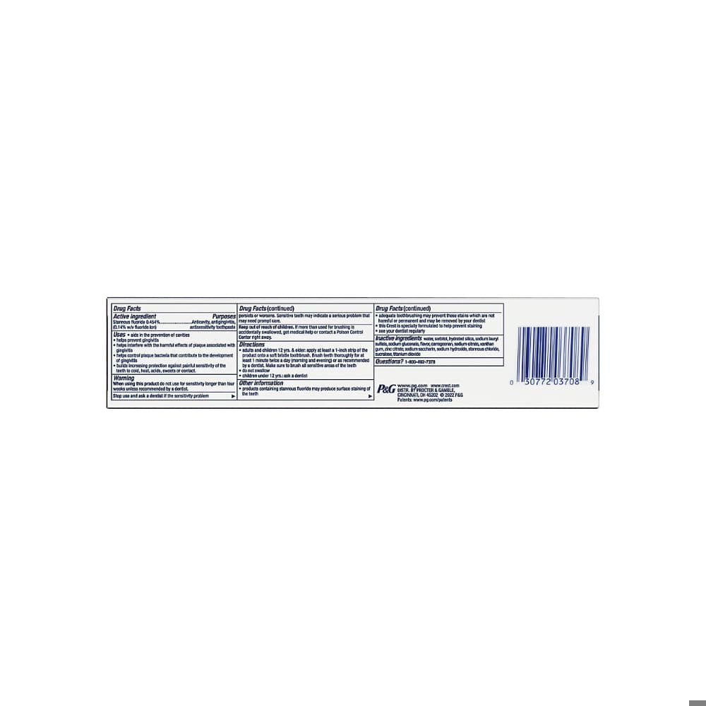 Pasta dental con flúor anticaries Pro-Health advanced Crest (164 g / 5.8 oz) - Miniatura 2