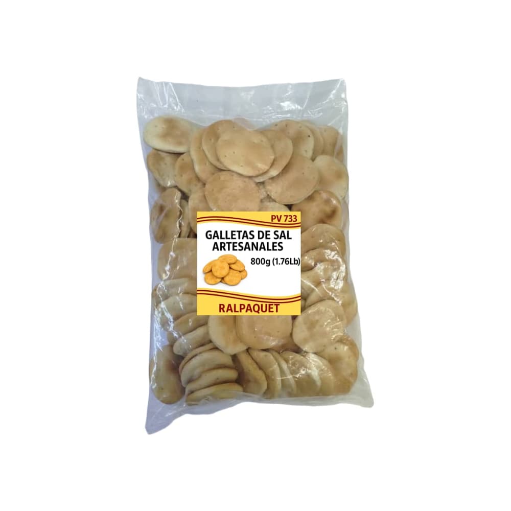 Galletas de sal artesanales Ralpaquet (800 g / 1.76 lb) - Imagen 1