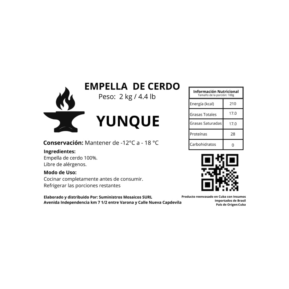 Empellas de cerdo Yunque (2 kg / 4.4 lb) - Miniatura 3
