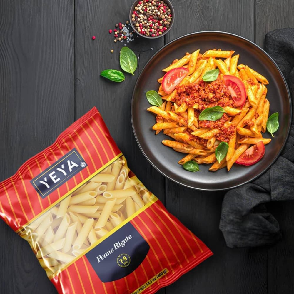 Pasta penne Yeya (3 x 400 g / 14.11 oz) - Miniatura 4