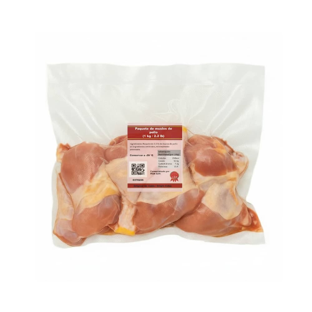 Paquete de muslos de pollo Pida (1 kg / 2.2 lb) - Miniatura 2