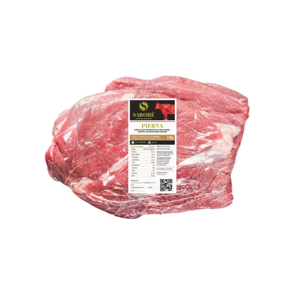 Pierna de res deshuesada Saboré (2 kg / 4.4 lb) - Imagen 1