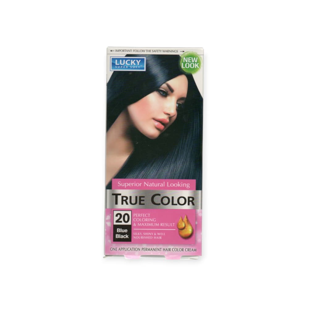 Tinte de cabello para mujer color negro azul #20 Lucky Super Soft (40 ml / 1.36 fl. oz) - Miniatura 1