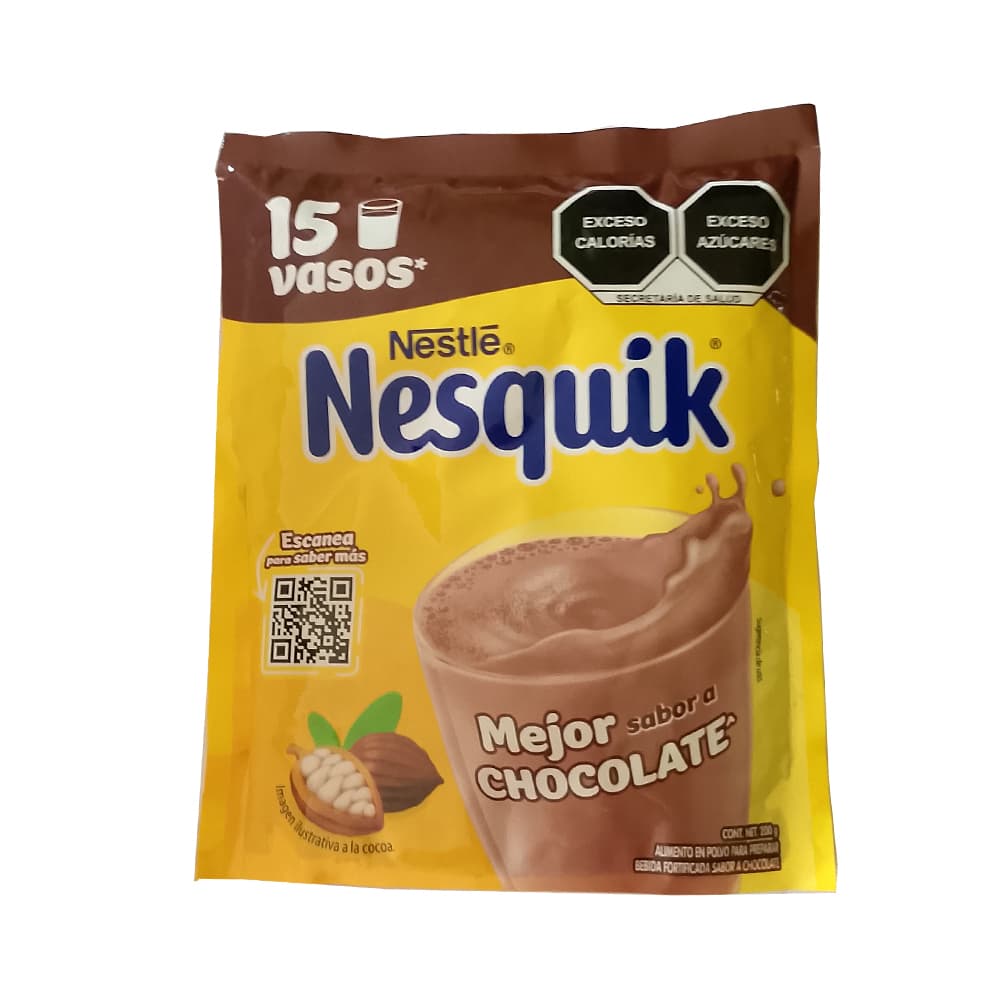 Chocolate en polvo Nesquik Nestlé (200 g / 7.05 oz) - Miniatura 2