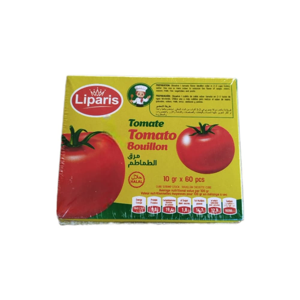 Cubito de caldo sabor tomate Liparis (60 x 10 g) - Imagen 1