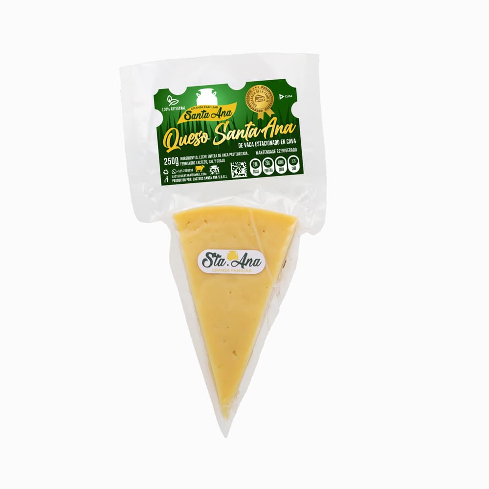 Queso curado Santa Ana (250 g / 8.8 oz) - Imagen 1