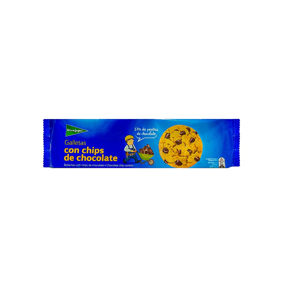 Galletas con chips de chocolate El Corte Inglés (225 g / 7.93 oz) - Imagen 1