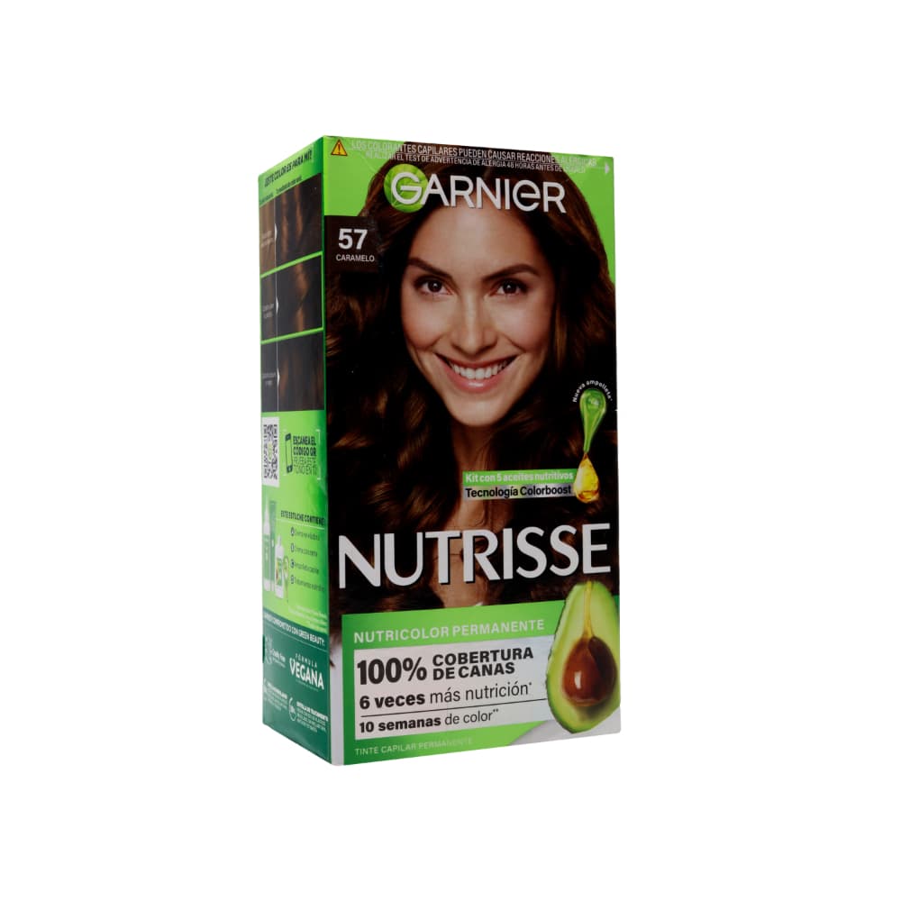 Tinte para el cabello No.57 caramelo Nutrisse Garnier - Miniatura 3