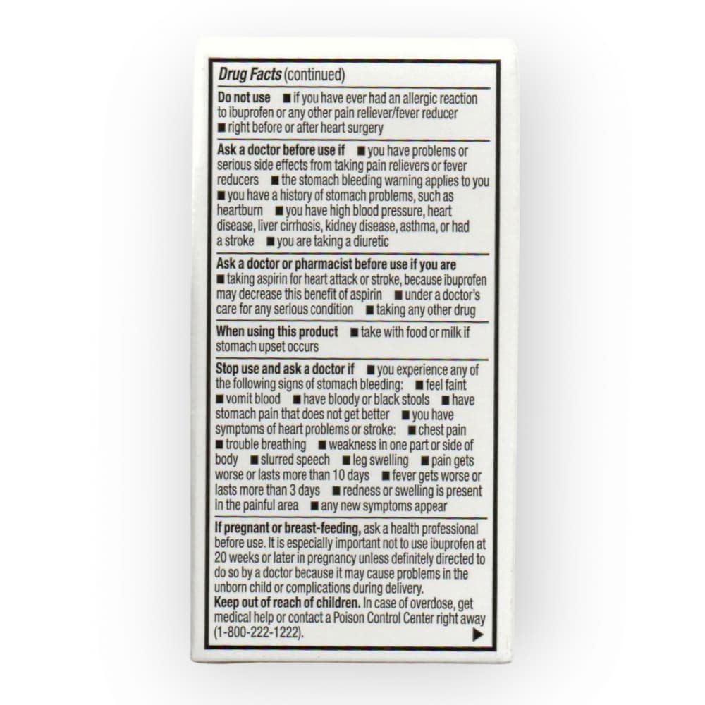 Ibuprofeno 200 mg Major (100 tabletas) - Miniatura 4