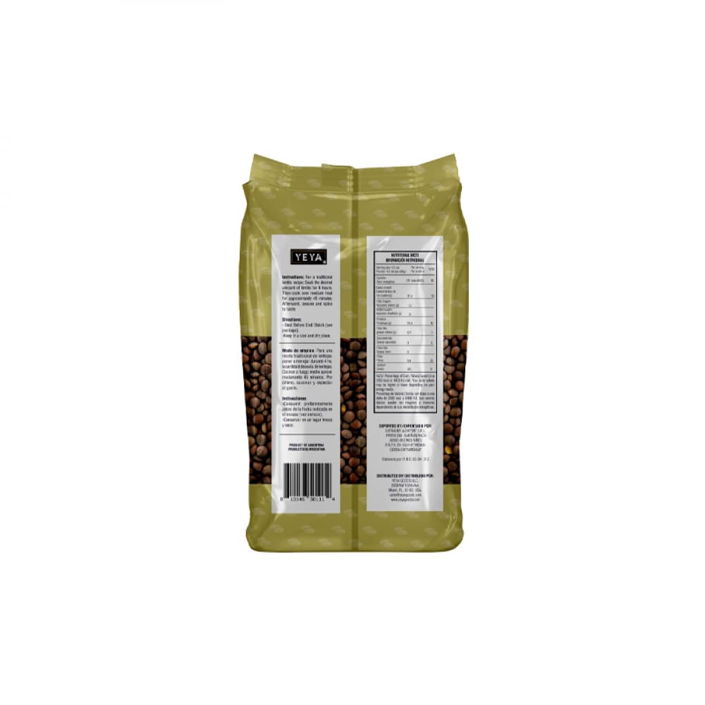 Lentejas YEYA (1 kg / 2.2 lb) - Miniatura 3