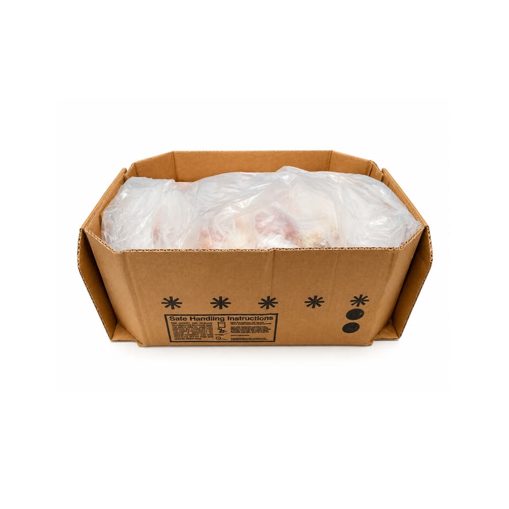 Cortes de pechuga de pollo con piel y hueso Pilgrim’s (18.14 kg / 40 lb) - Miniatura 3