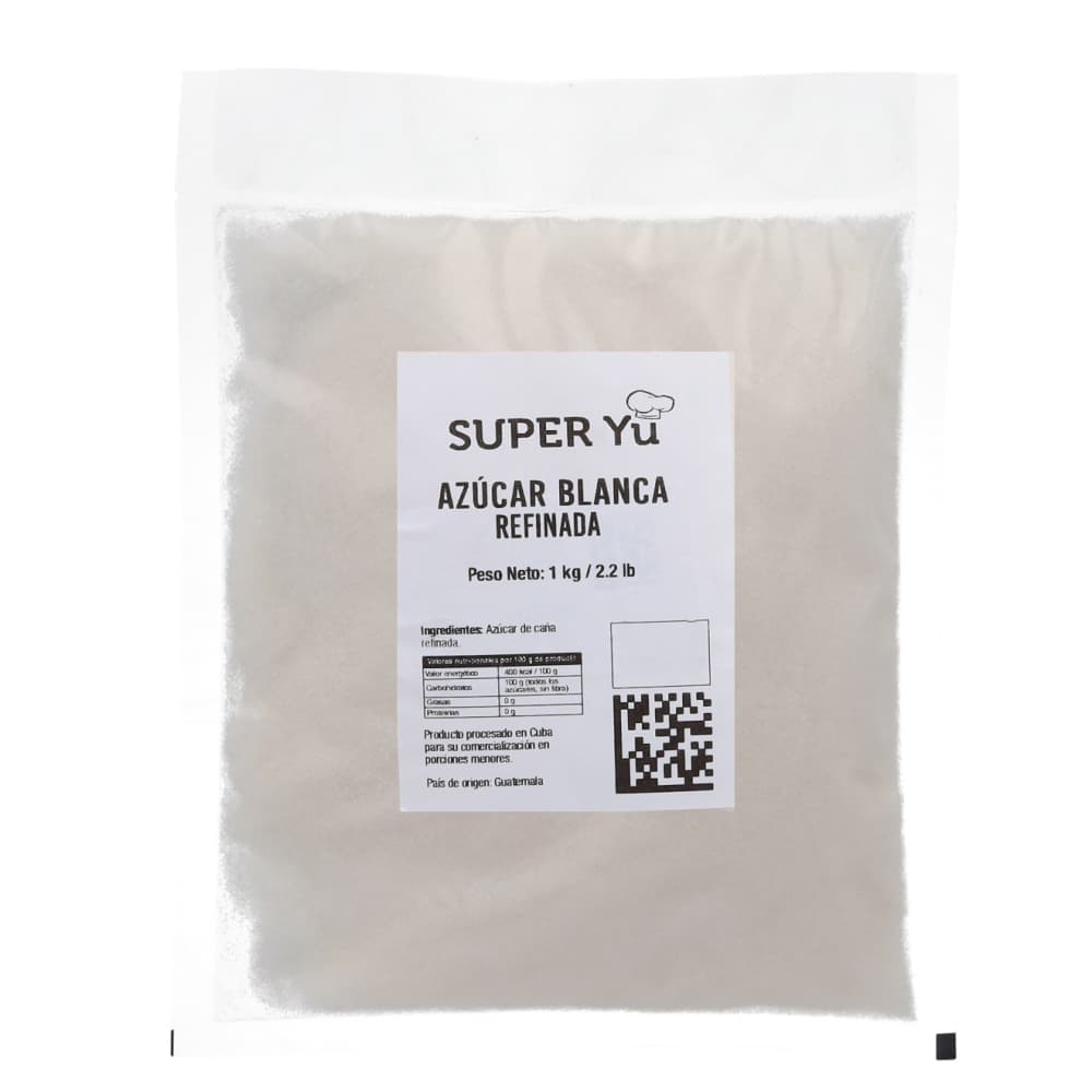 Azúcar blanca refina Súper Yu (5 x 1 kg / 2.2 lb) - Miniatura 2