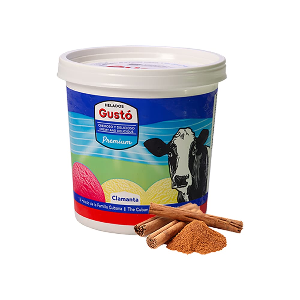 Helado Premium de mantecado Gustó (1 L) - Imagen 1