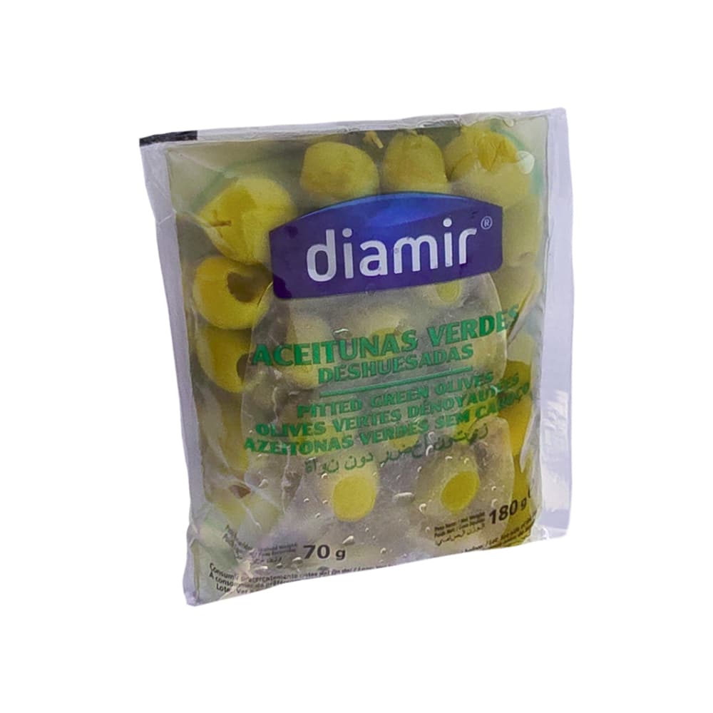 Aceitunas verdes deshuesadas Diamir (180 g / 6.34 oz) - Imagen 1