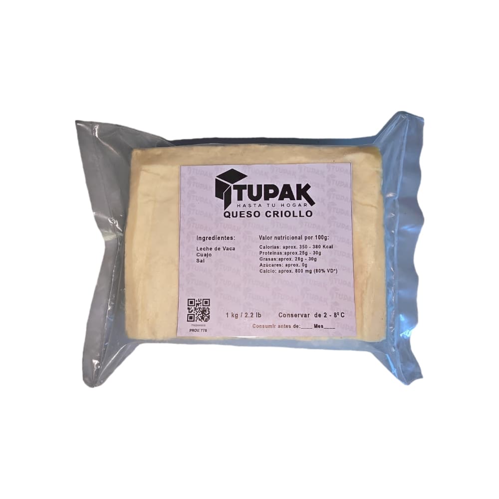 Queso criollo Tupak (1 kg / 2.2 lb) - Miniatura 3