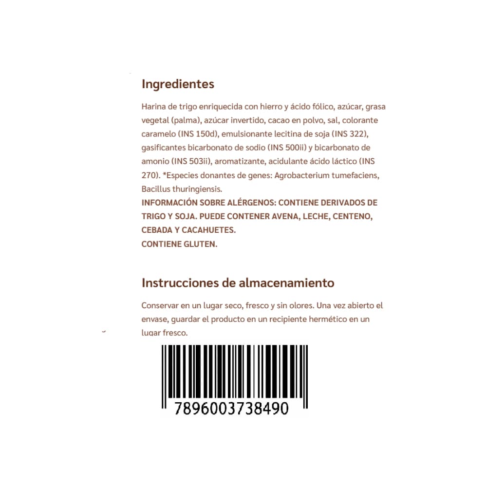 Crema de cacao con avellanas Vima Foods (210 g / 7.41 oz) + Galleta de chocolate con forma de rosquilla Rings Marilan (300 g / 10.58 oz) - Miniatura 2