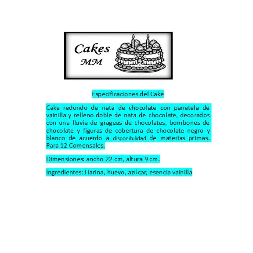 Cake chocolate de nata Cakes MM (12 comensales) + turrones - Miniatura 4