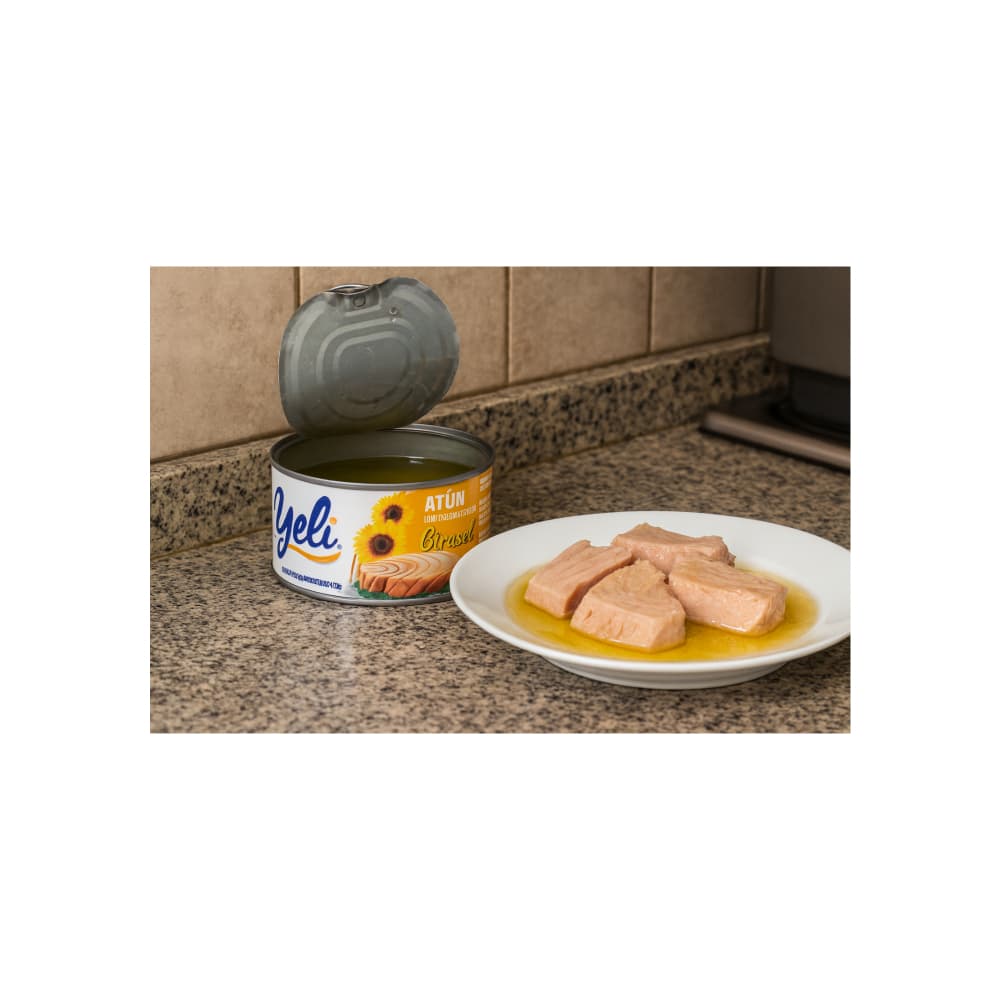 Atún lomitos en aceite de girasol Yeli (1 kg / 2.2 lb) - Miniatura 4