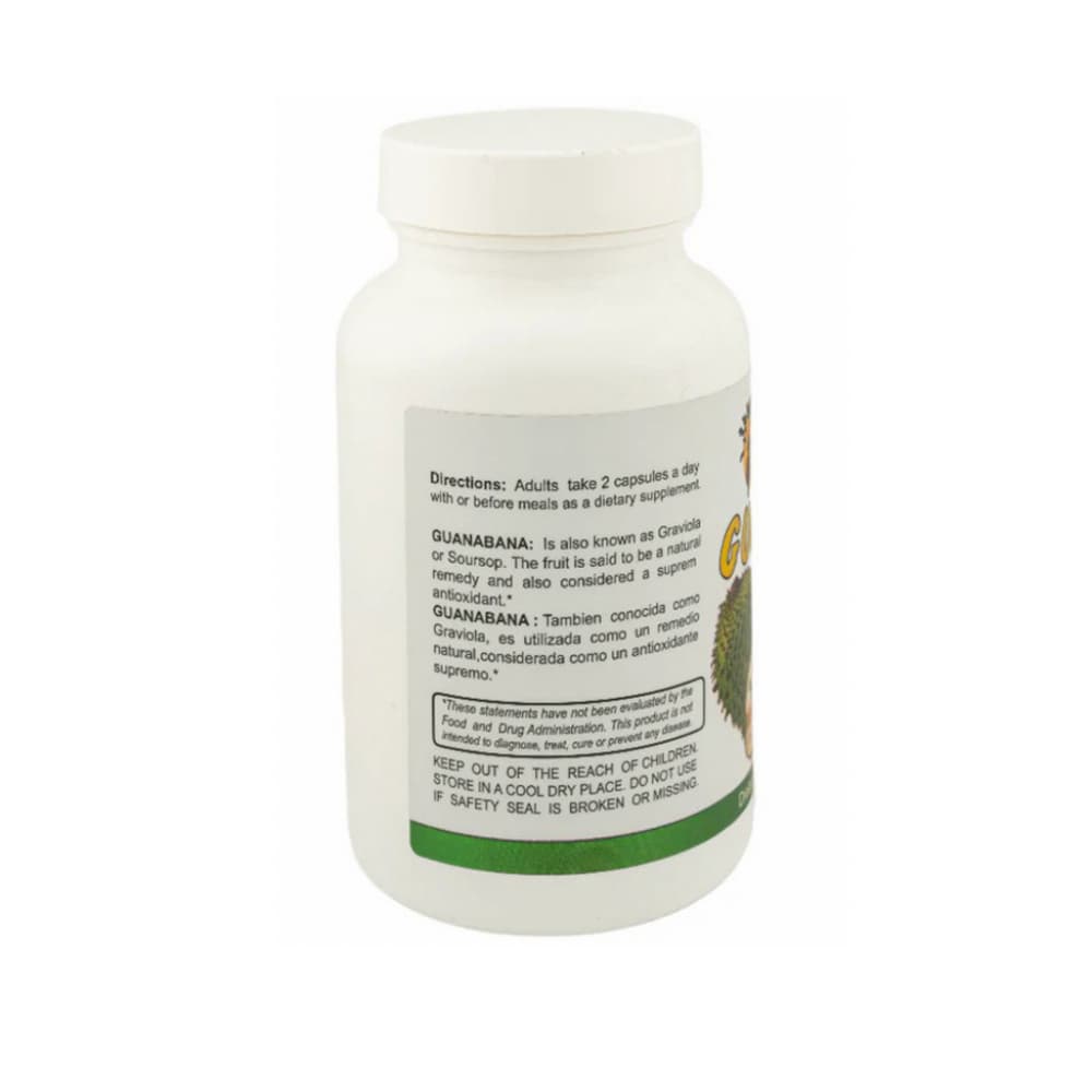 Guanábana - Graviola 800 mg Sunshie Naturals (60 cápsulas) - Miniatura 2