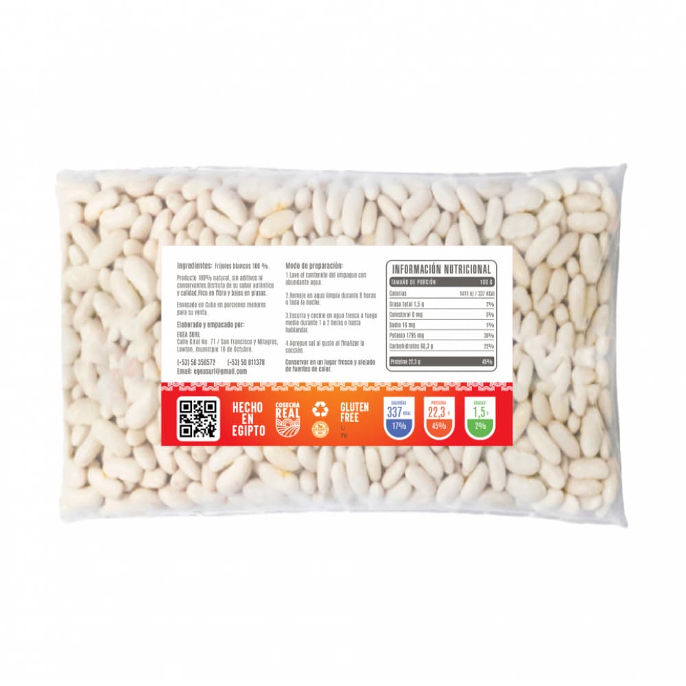 Frijoles blancos Cosecha Real (2 x 1 kg / 2.2 lb) - Miniatura 2