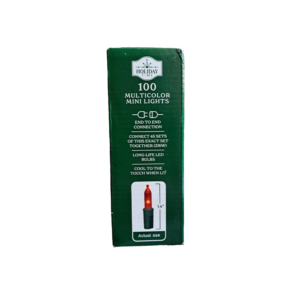 Guirnalda de 100 mini luces multicolores Holiday Time - Miniatura 3