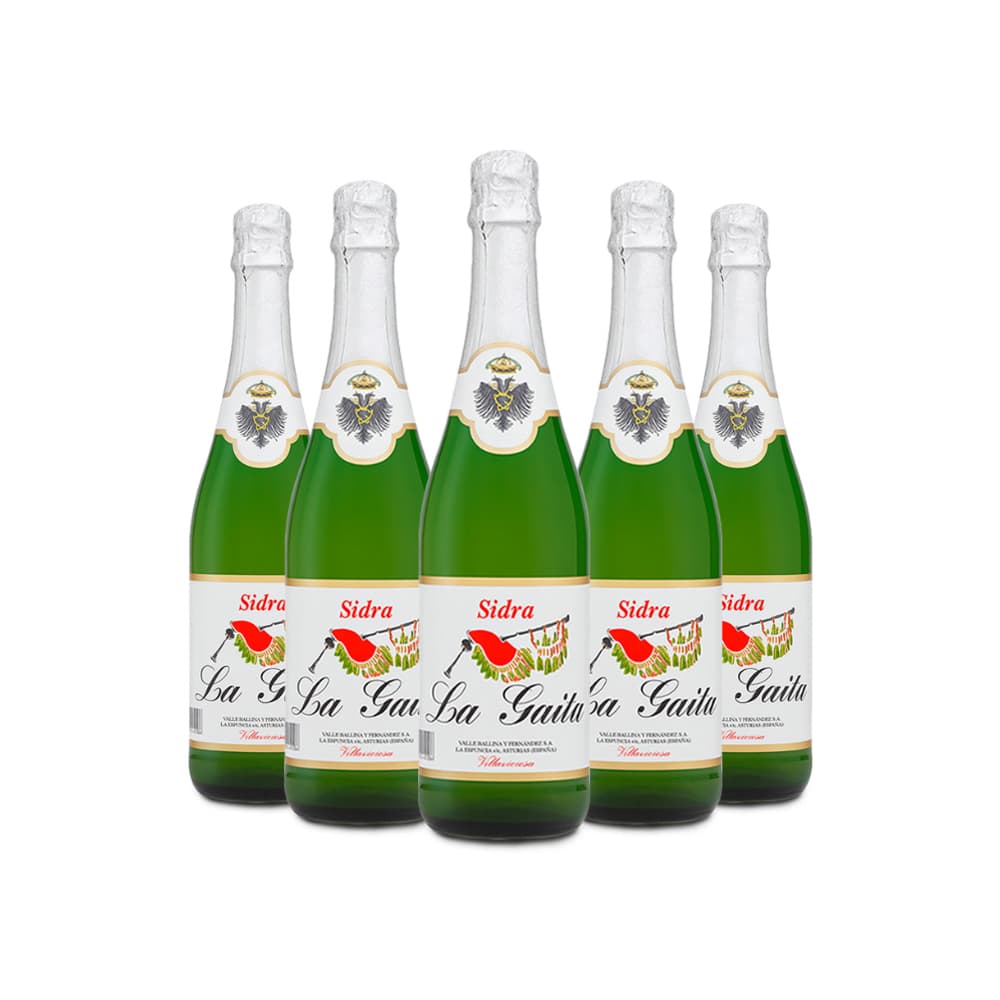 Sidra La Gaita (5 x 750 ml) - Imagen 1