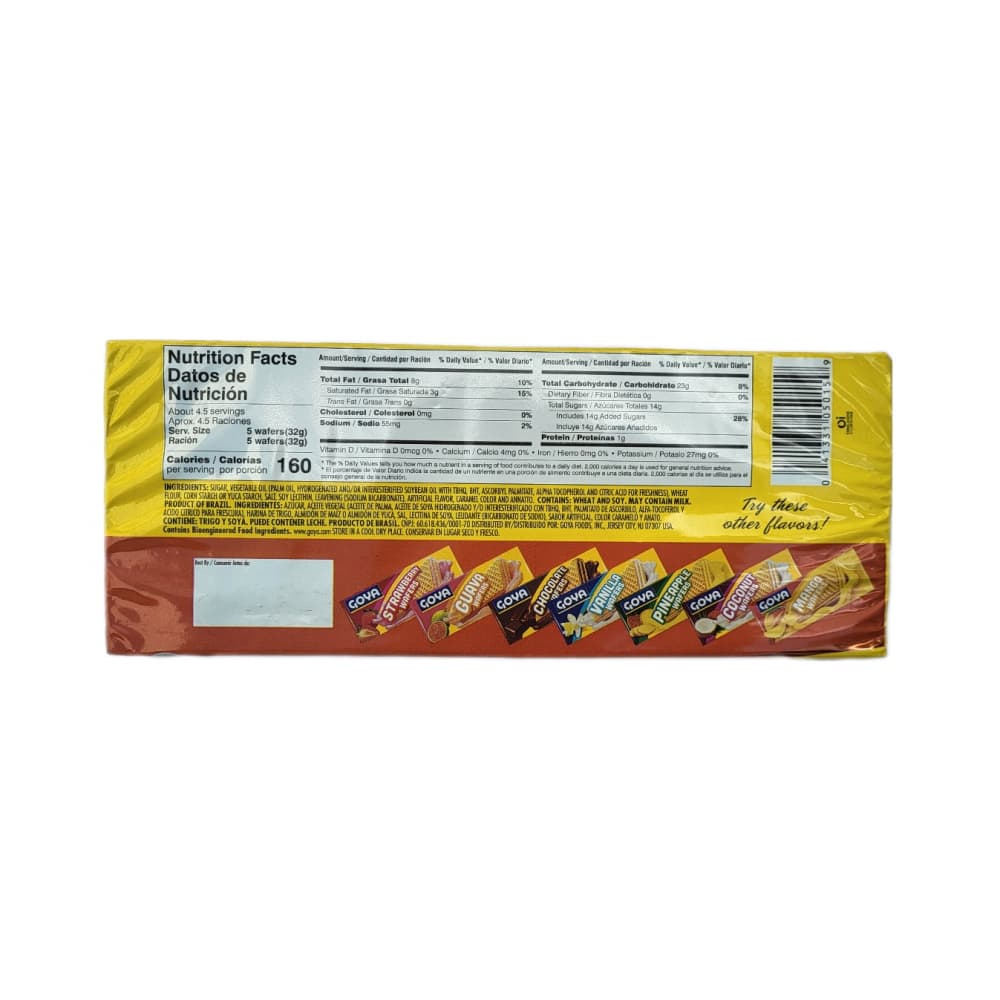 Sorbeto de vainilla relleno con crema sabor a dulce de leche Goya (140 g / 4.94 oz) - Miniatura 2