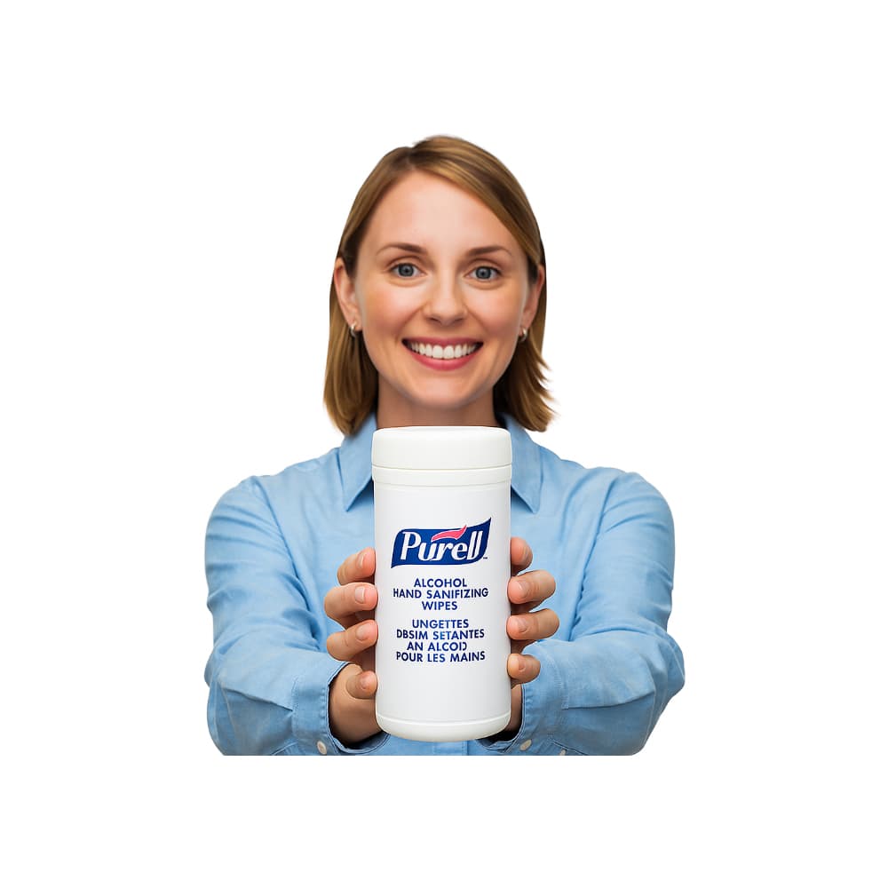Toallitas desinfectantes de manos con alcohol Purell (80 U) - Miniatura 4