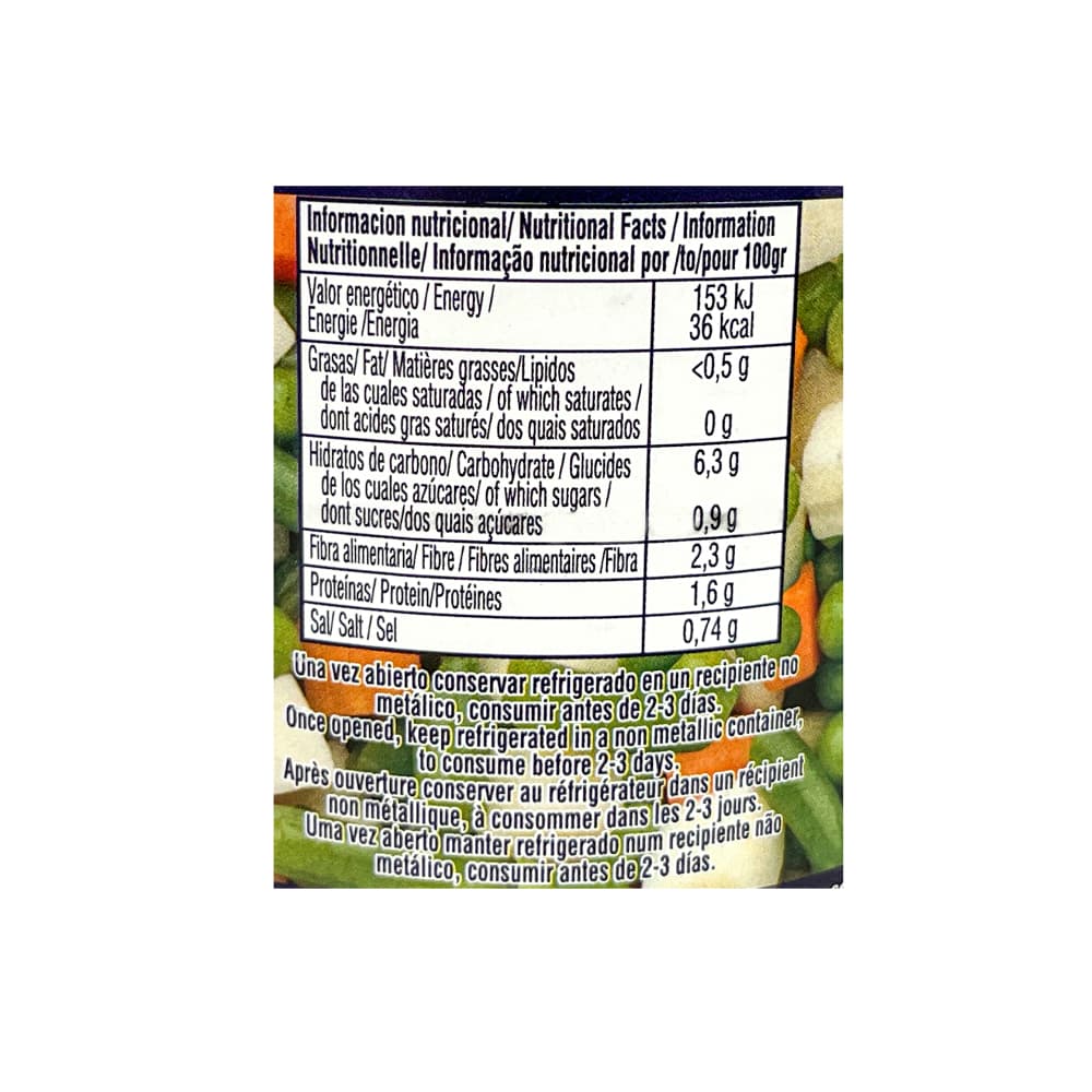 Macedonia de verduras Celorrio (390 g / 13.75 oz) - Miniatura 3