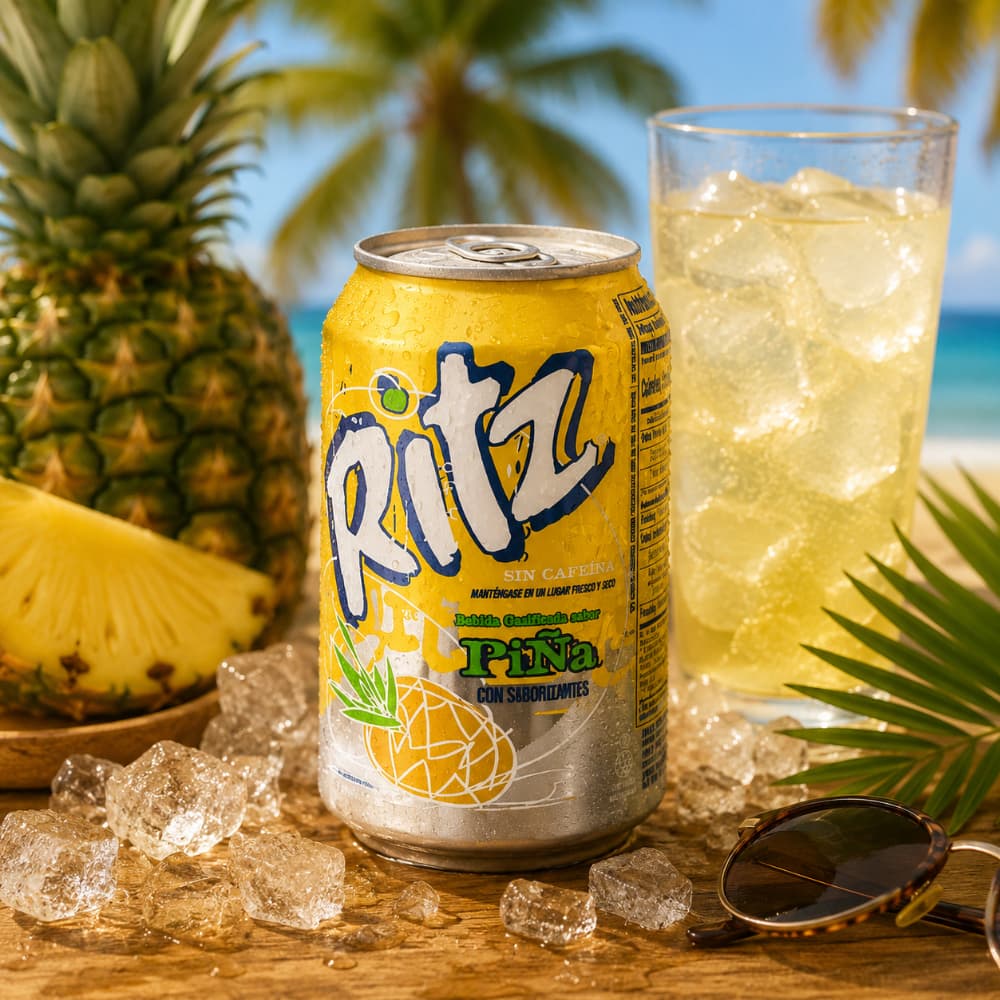 Refresco gaseado sabor piña Ritz (355 ml) - Miniatura 4
