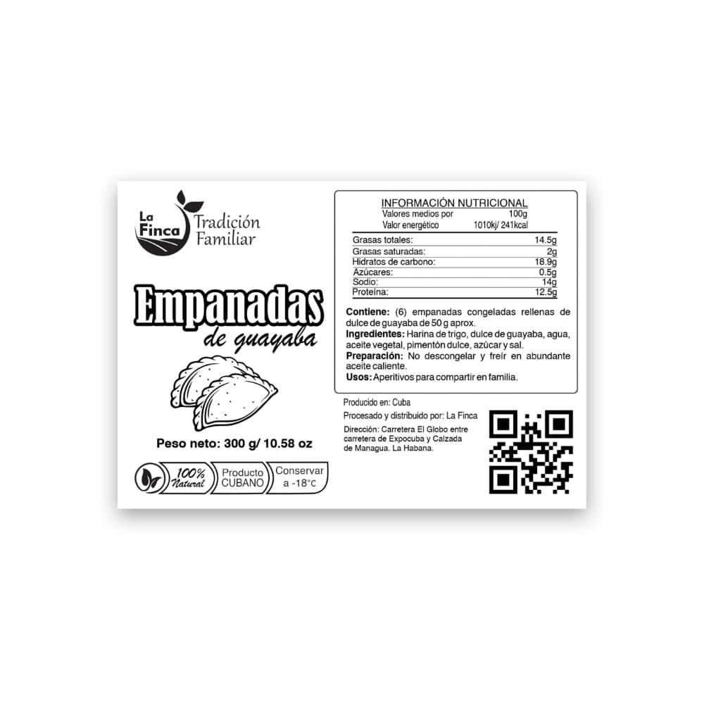 Empanadas de guayaba La Finca (300 g / 10.58 oz) - Miniatura 3
